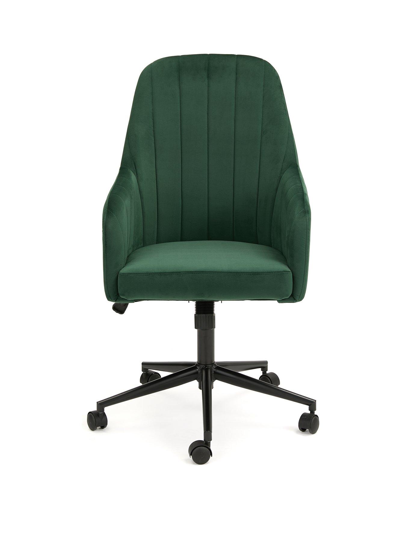  image of very-home-molby-fabric-office-chairnbsp--greenblack-fsc-certified