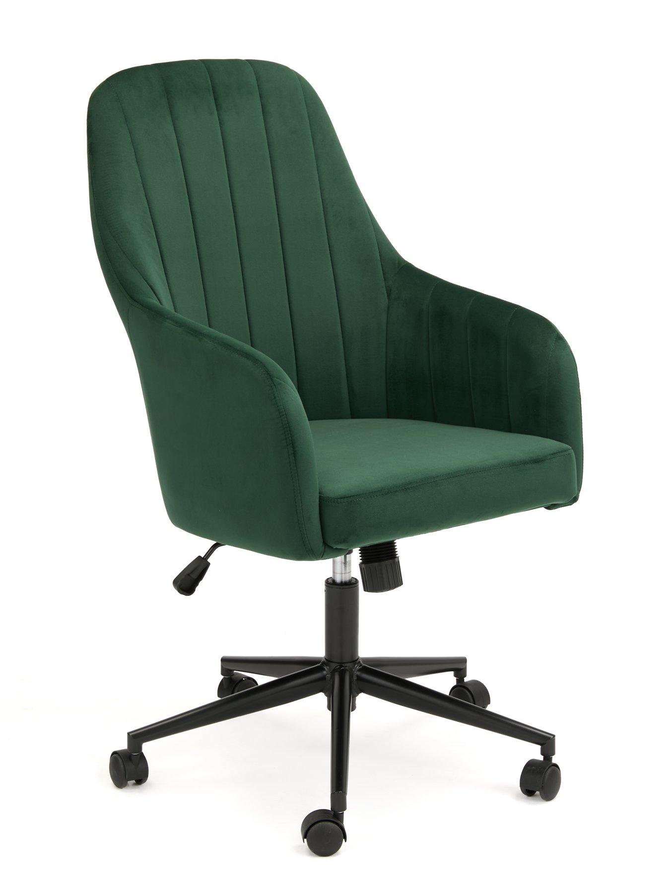  image of very-home-molby-fabric-office-chairnbsp--greenblack-fsc-certified