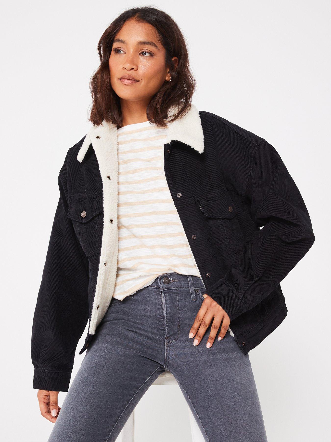 Mango Black Denim Jacket littlewoods