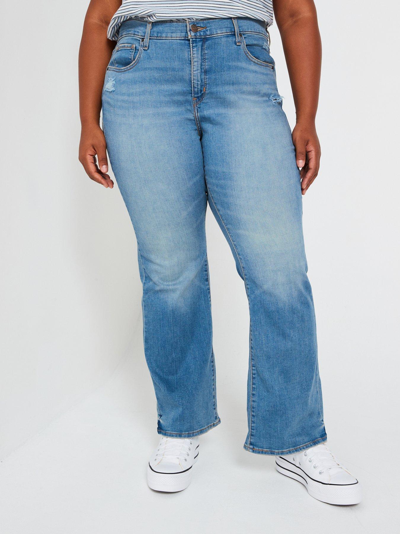 undefined 315 Plus Shaping Bootcut Jean - Cave Wall - Blue