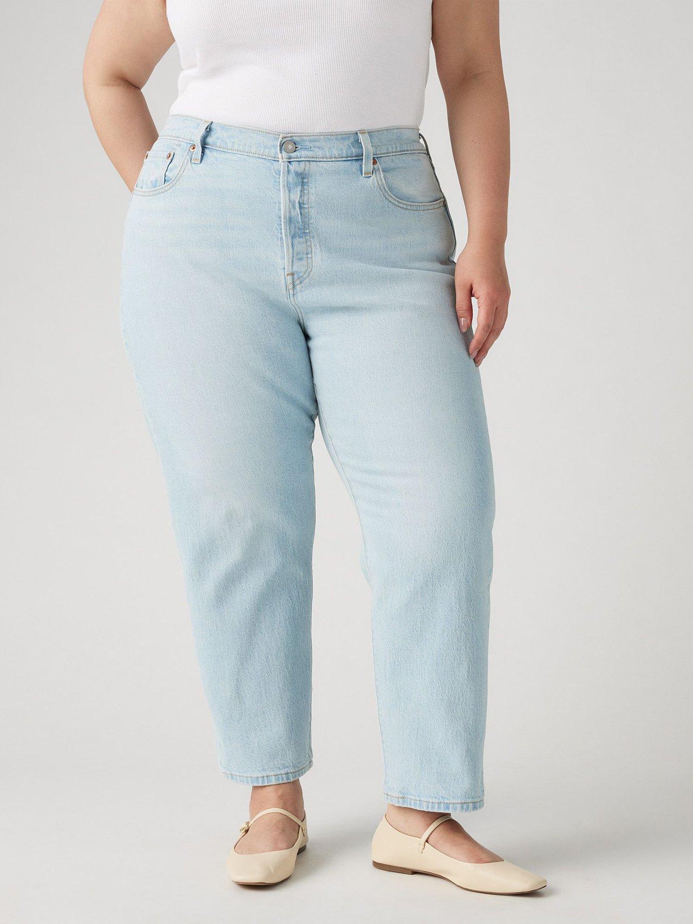 Levi's Plus 501® Original Cropped Jeans (plus Size) - Wow Me Over Plus - Blue