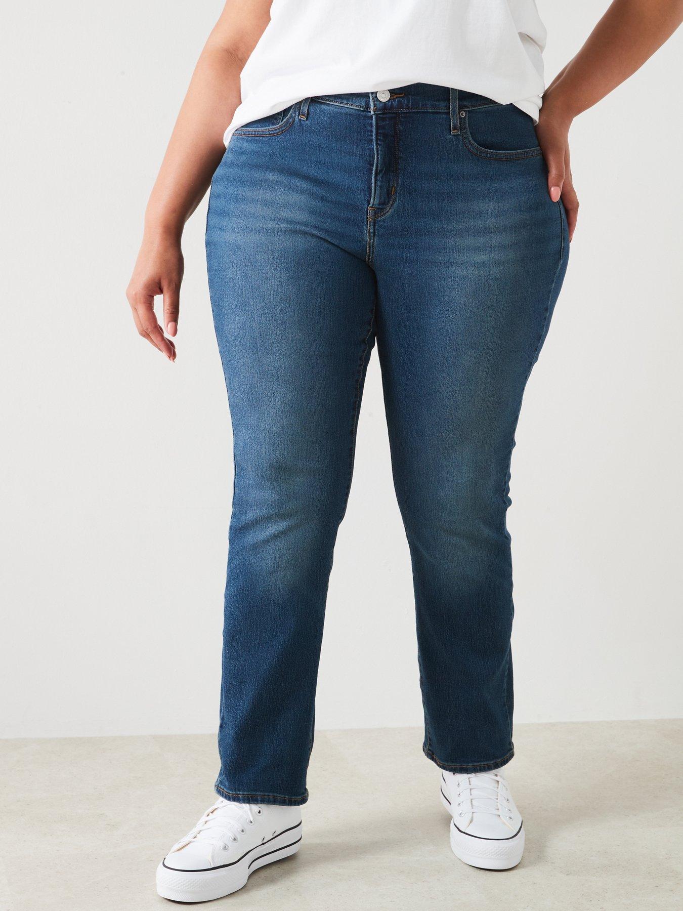 Levi's Plus 314 Shaping Straight Jeans - Zealous Blue Plus