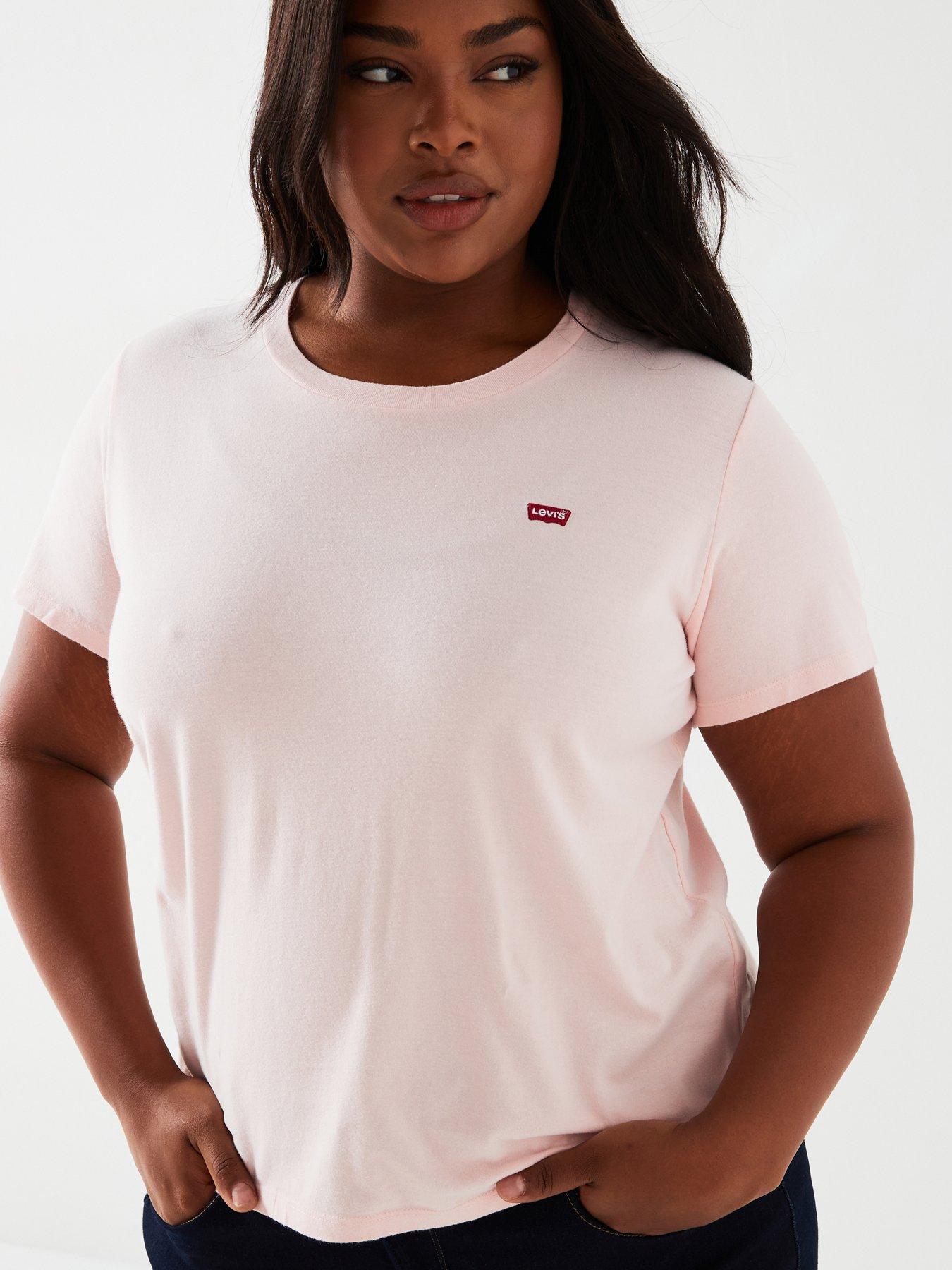 Levi's Plus Perfect T-shirt (plus Size) - Potpourri - Pink