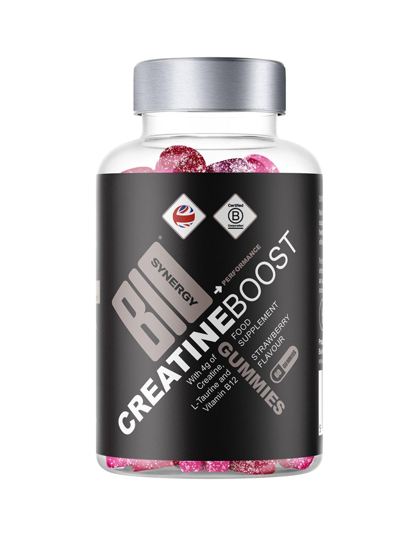 undefined Strawberry Flavoured Vegan, Sugar-Free Creatine Gummies with Taurine and Vitamin B12