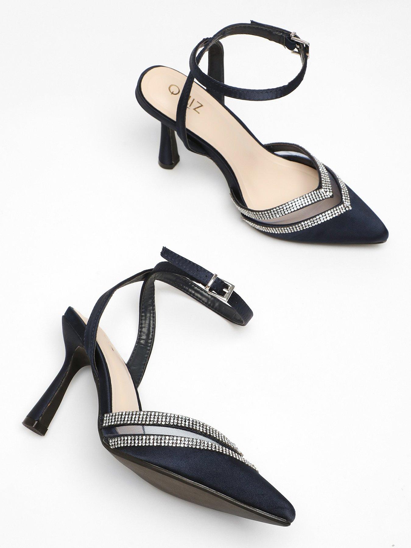 Quiz navy heels deals