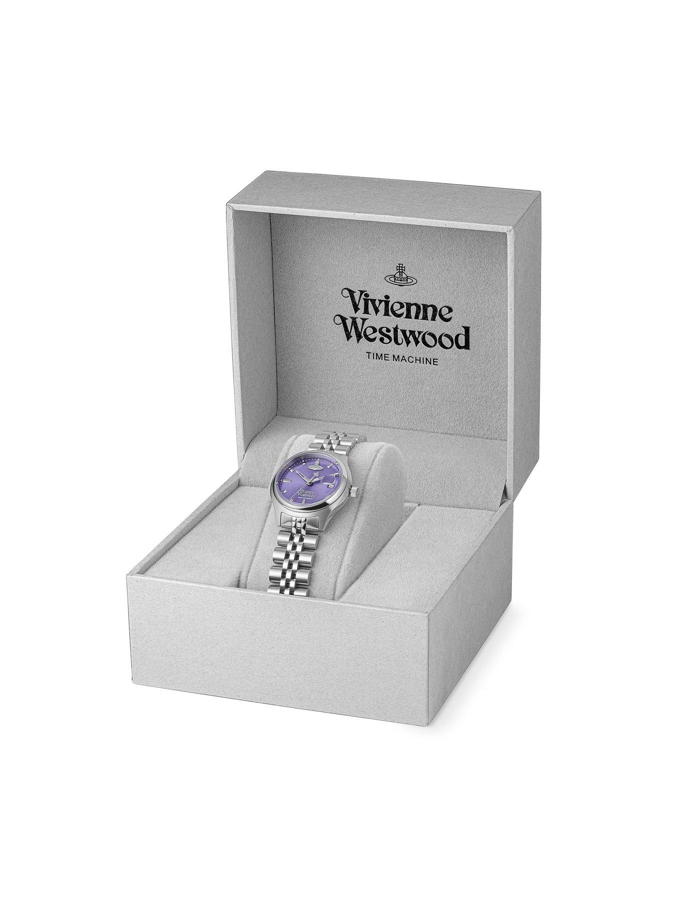 【VIVIENNE WESTWOOD】リトル キャンバーウェル ウォッチ Vivienne Westwood Little Camberwell Quartz Watch with Purple