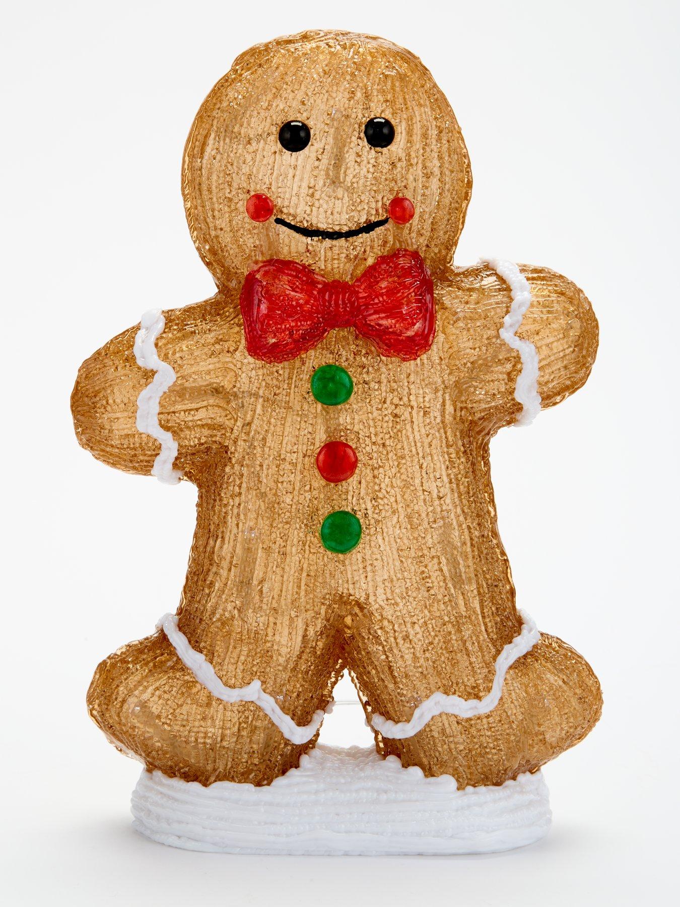 Image 2 of 5 of Three Kings Gingerbread Man Acrylic Battery Operated Outdoor Christmas&nbsp;Light
