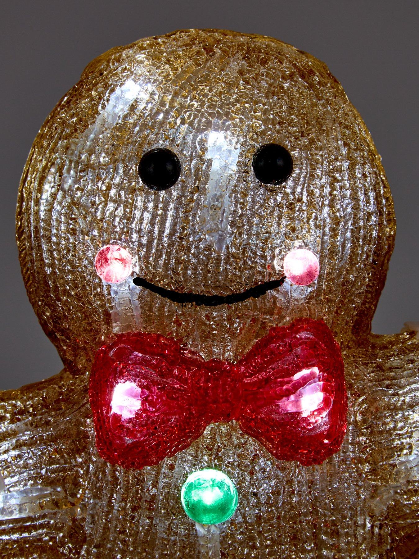 Image 4 of 5 of Three Kings Gingerbread Man Acrylic Battery Operated Outdoor Christmas&nbsp;Light