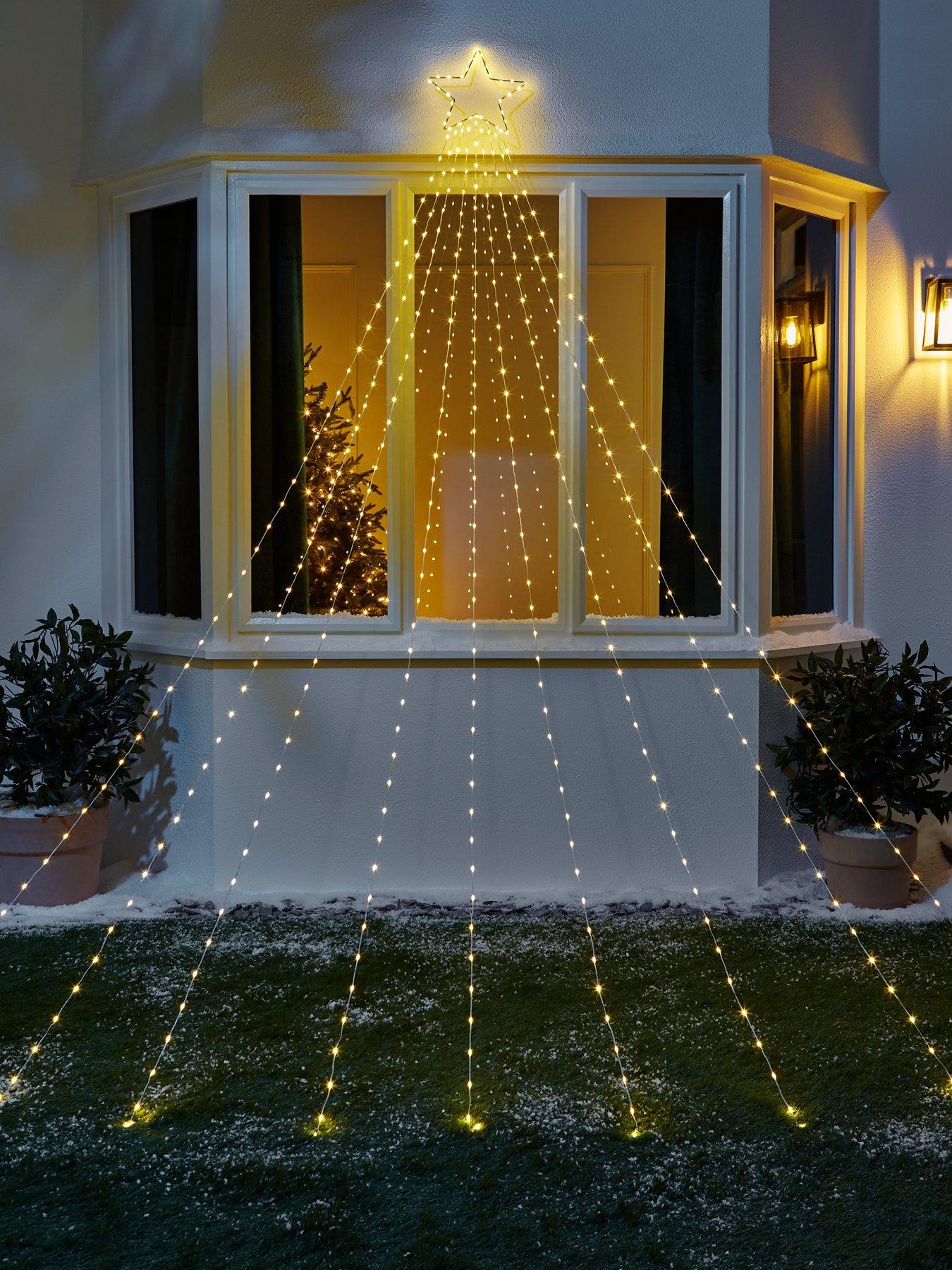 Three Kings 3m Shooting Star Outdoor Christmas Light - Warm White