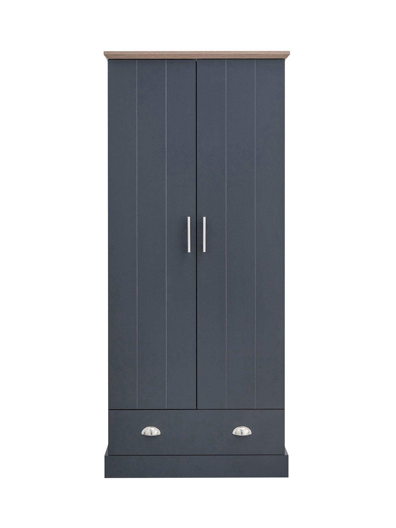  image of gfw-kendal-3-piece-package-2-door-1-drawernbspwardrobe-3-drawer-chest-and-1-drawer-bedside-chest