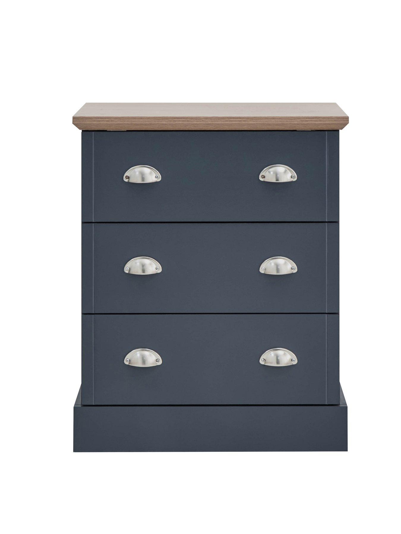  image of gfw-kendal-3-piece-package-2-door-1-drawernbspwardrobe-3-drawer-chest-and-1-drawer-bedside-chest