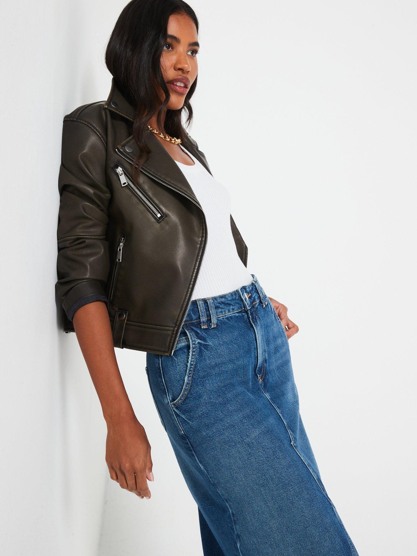  image of v-by-very-authentic-denim-maxi-skirt-midi-wash