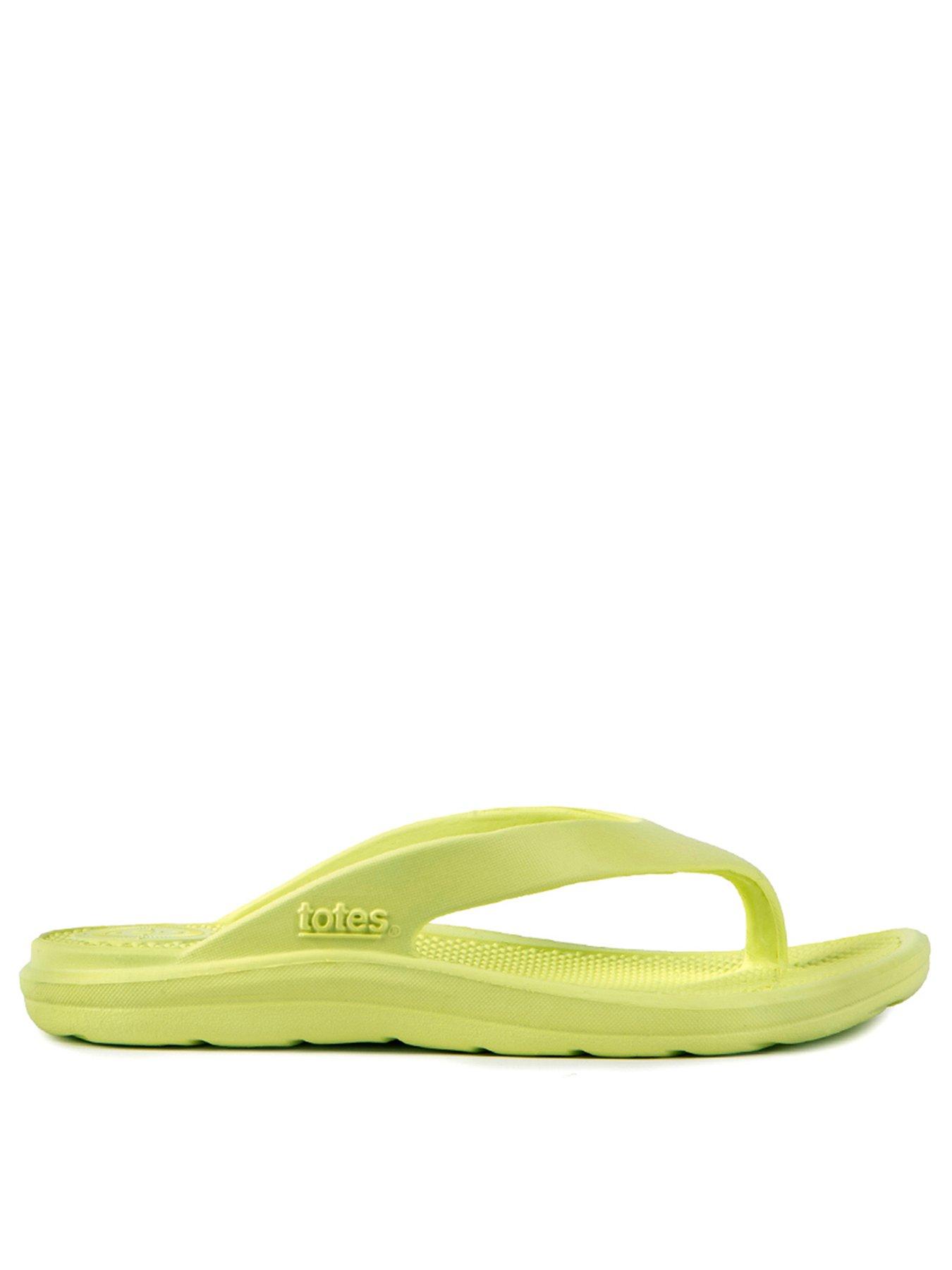  image of totes-solbounce-with-toe-post-sandals-lime