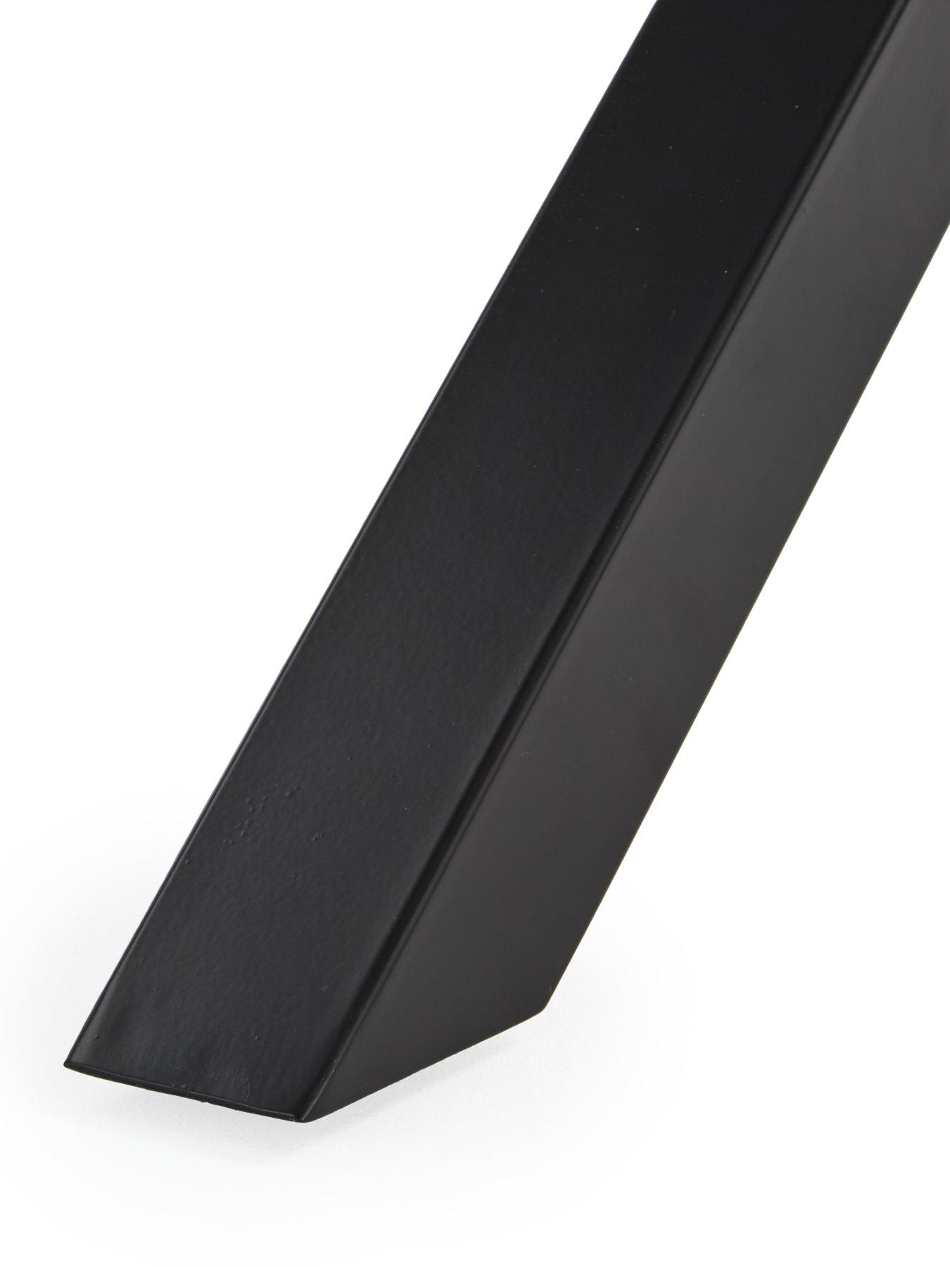 Image 4 of 7 of The Very Collection Chopstick&nbsp;130&nbsp;cm Rectangular Glass Top&nbsp;Dining Table - Black