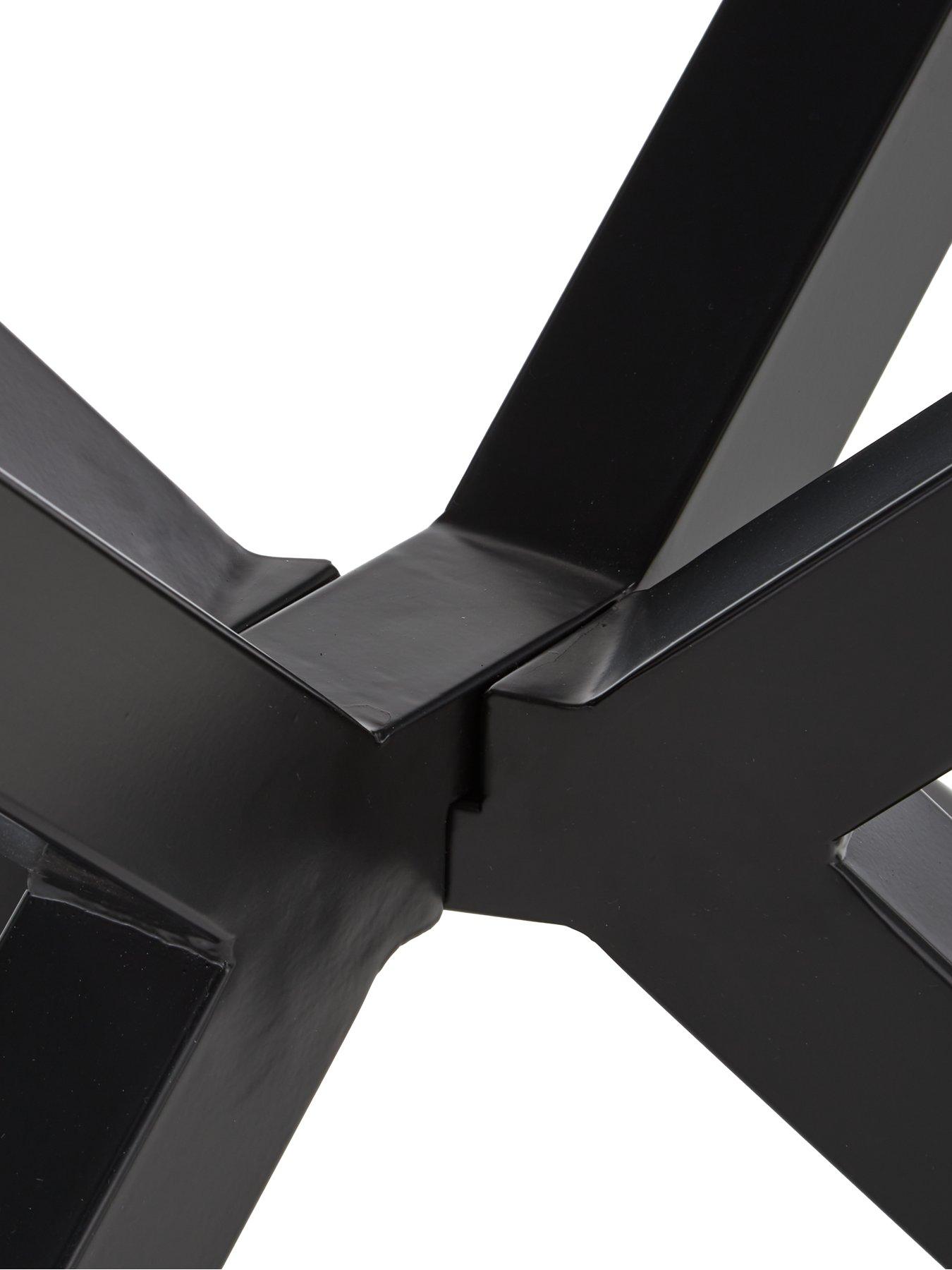 Image 5 of 7 of The Very Collection Chopstick&nbsp;130&nbsp;cm Rectangular Glass Top&nbsp;Dining Table - Black