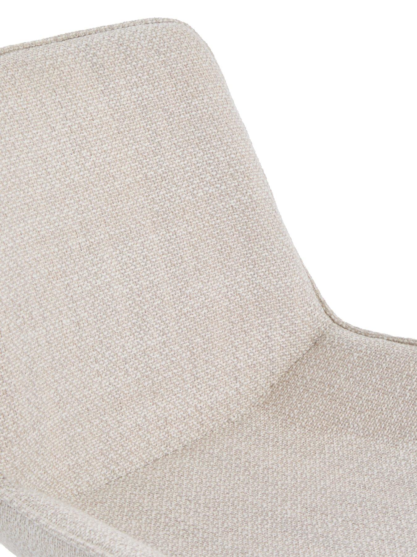 Image 4 of 7 of Very Home Arabella Pair of 2 Fabric Chairs - Grey Black&nbsp;- FSC&reg;&nbsp;Certified