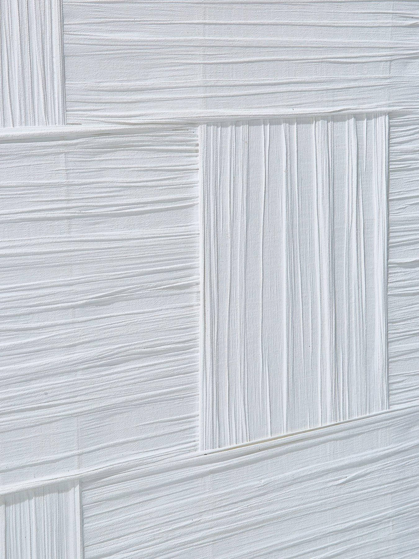Image 5 of 5 of Michelle Keegan Home Set of 2 White Woven Fabric Canvas 80x60cm - FSC&reg; Certified