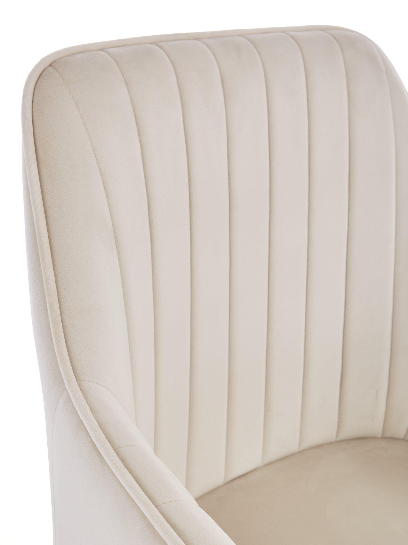 Image 5 of 7 of The Very Collection Alisha Pair of Fabric&nbsp;Dining Chairs - Natural&nbsp;- FSC&reg; Certified