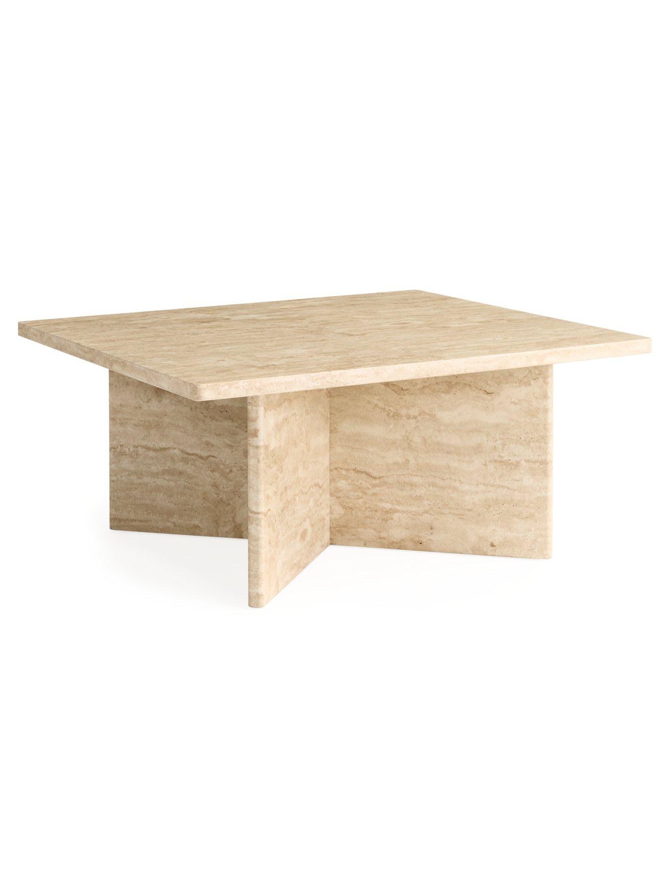 Image 3 of 7 of The Very Collection Bloc Stone Effect Coffee Table&nbsp;- FSC&reg; Certified