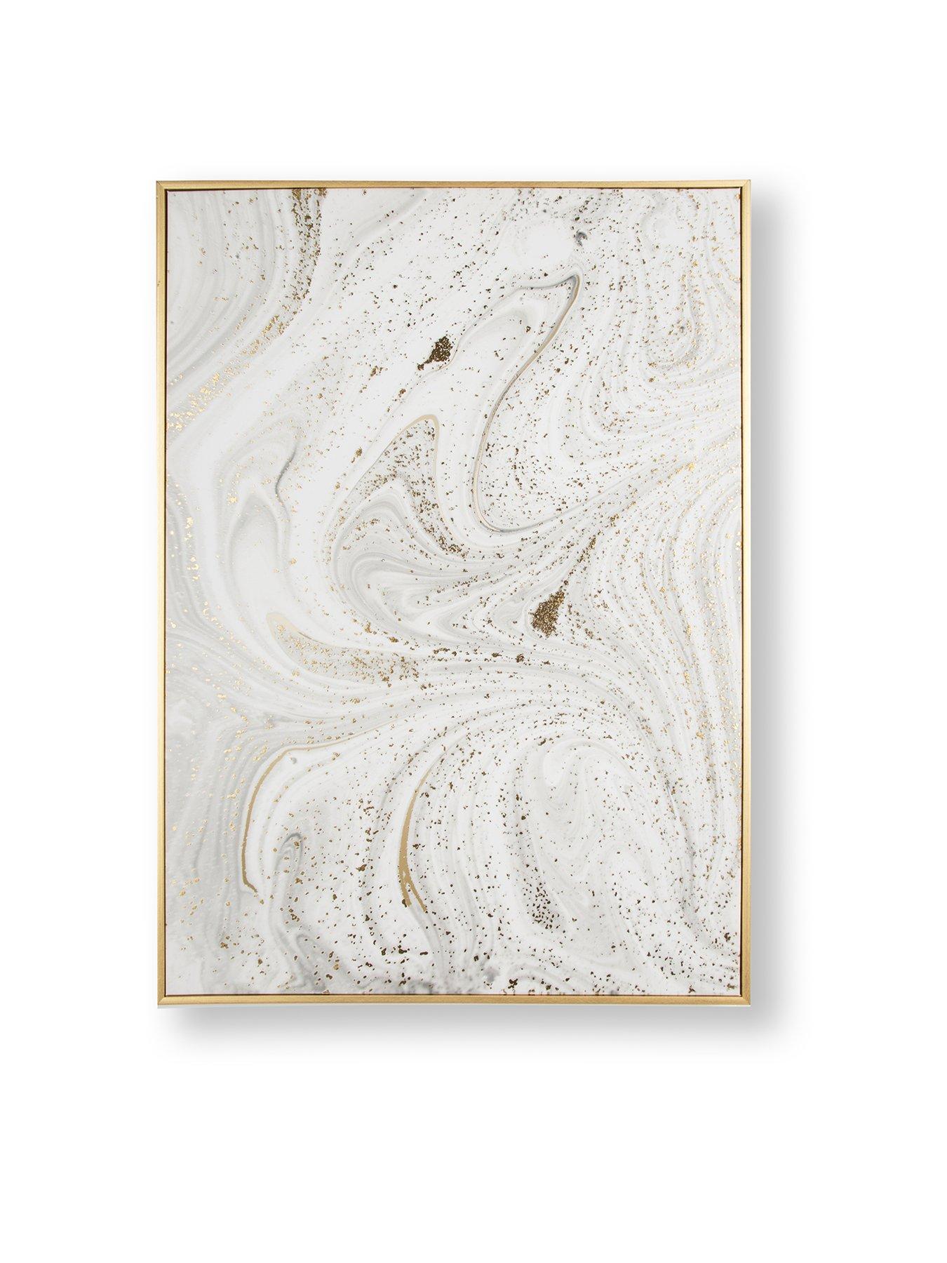 image of art-for-the-home-marble-luxe-metallic-foil-embellished-framed-canvas