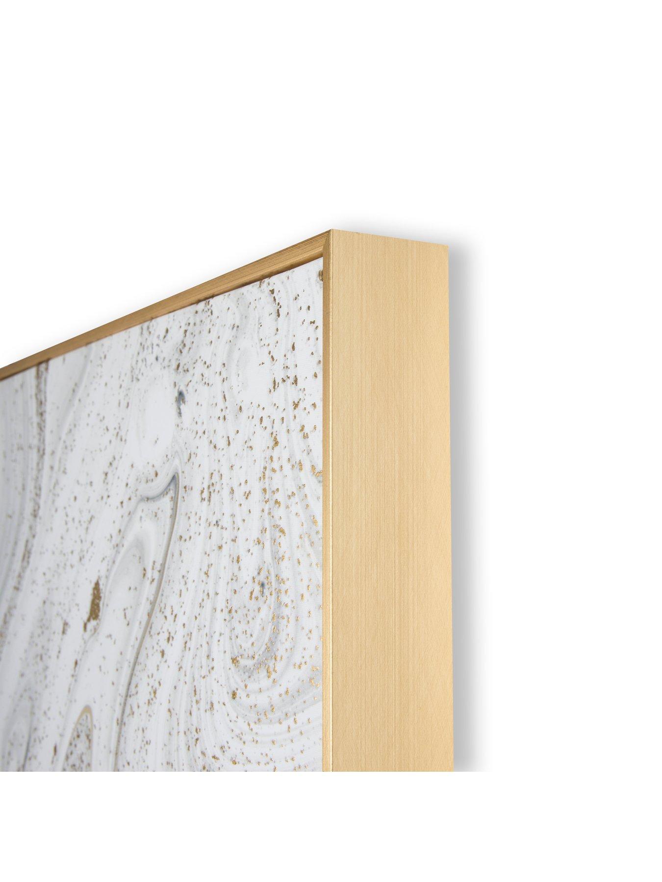  image of art-for-the-home-marble-luxe-metallic-foil-embellished-framed-canvas