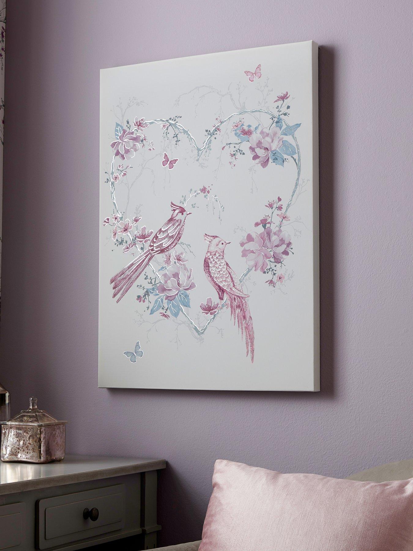 art-for-the-home-elegant-songbird-canvas-with-metallic-foil-aamp-glitter