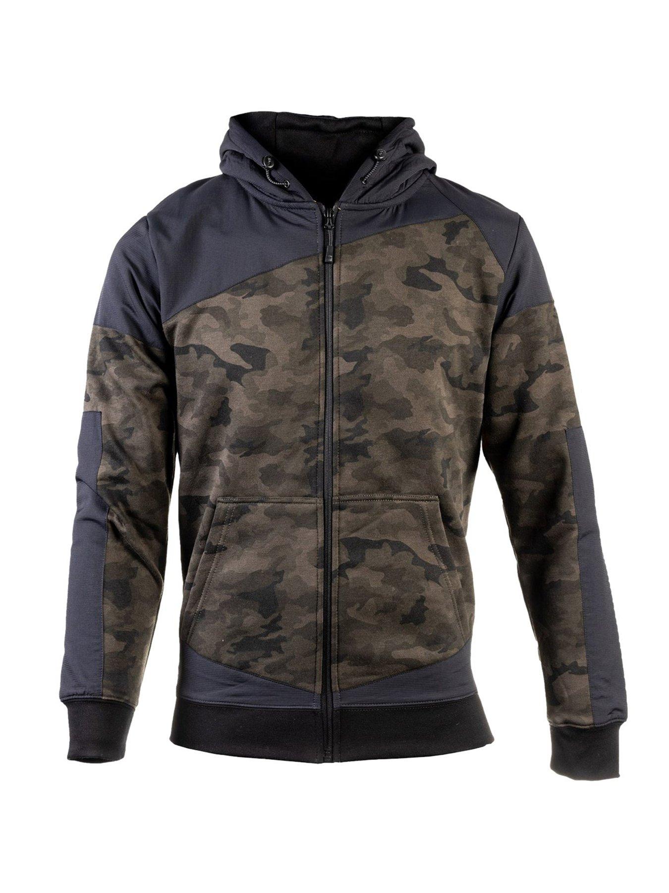 Image 1 of 4 of CAT Trades Zip Through Hoodie - Green