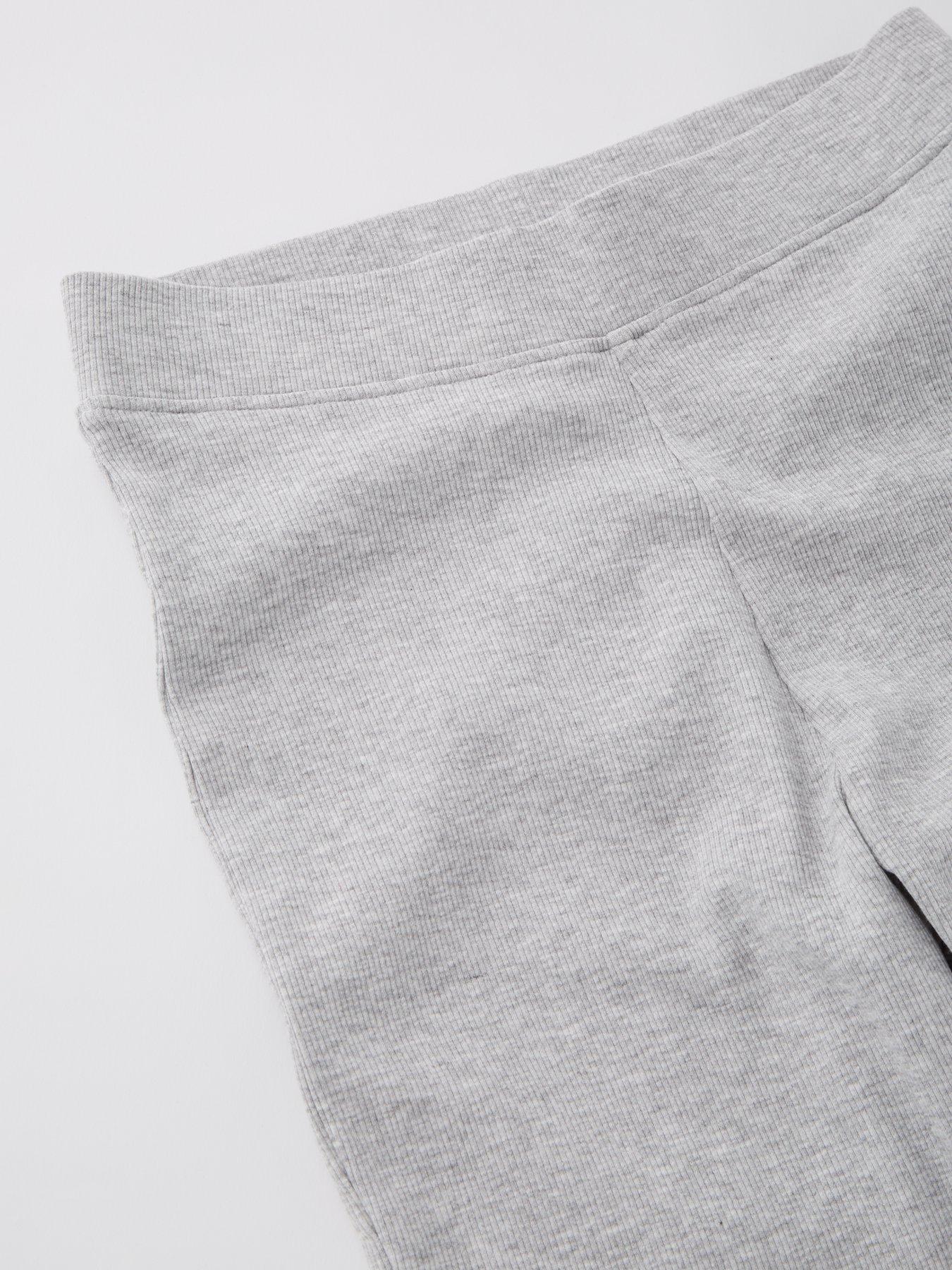 Image 4 of 4 of The Very Collection Girls Grey Ribbed Flare