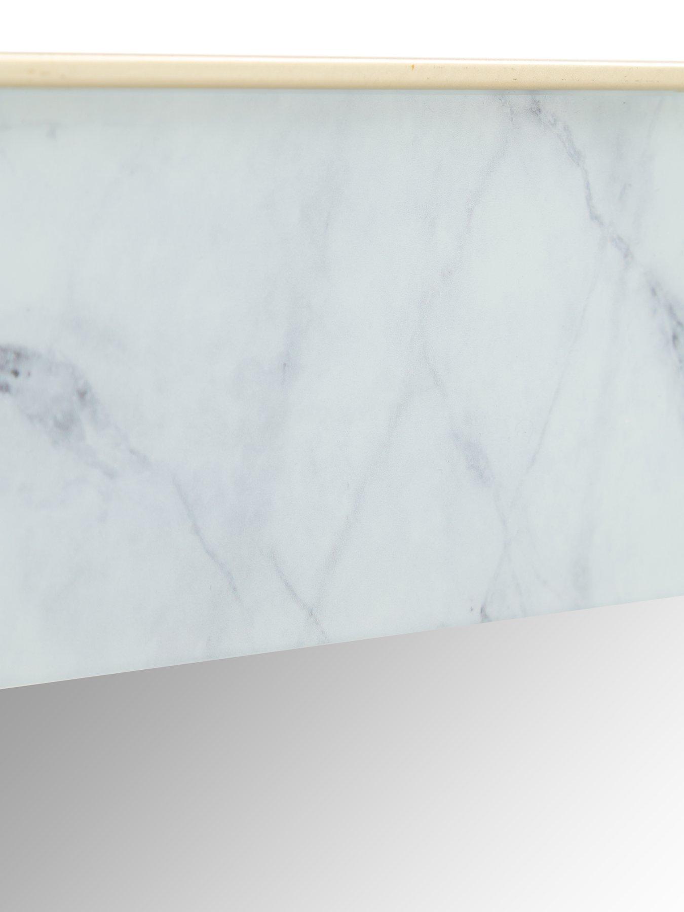  image of the-very-collection-marblebrass-wall-mirror-91x61cm