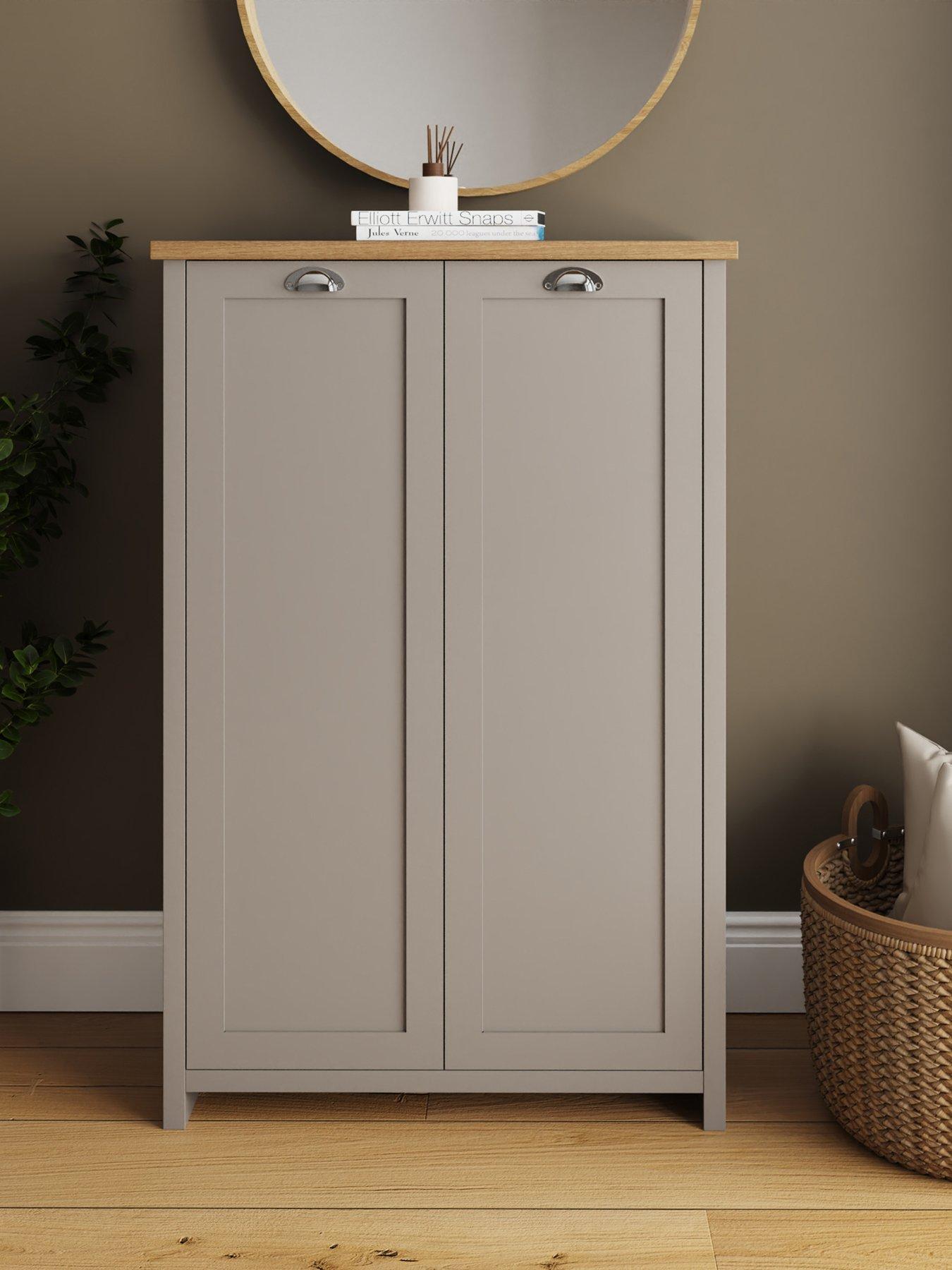 gfw-lancaster-2-door-shoe-cabinetnbsp--grey--nbspfscreg-certified