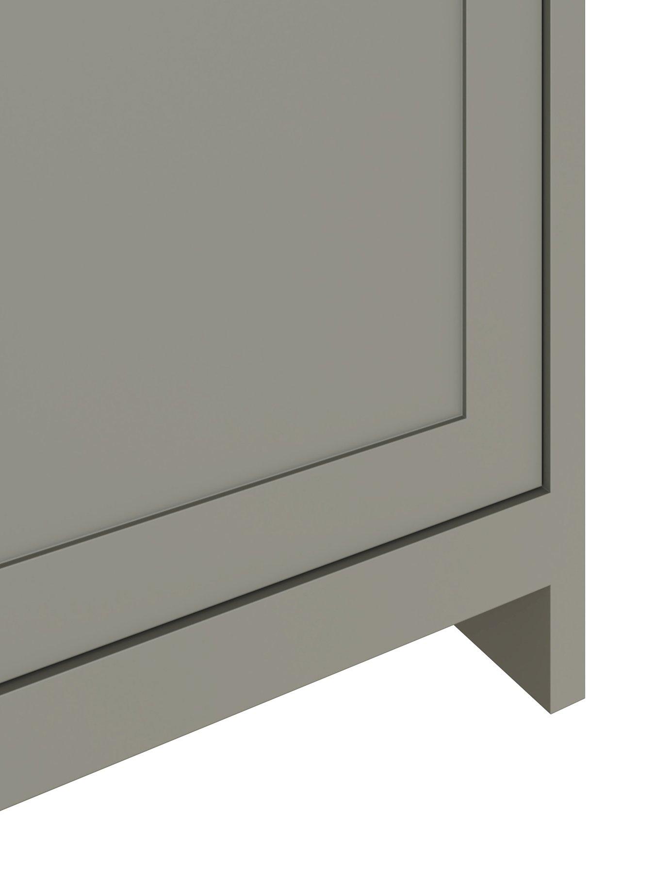  image of gfw-lancaster-2-door-shoe-cabinetnbsp--grey--nbspfscreg-certified