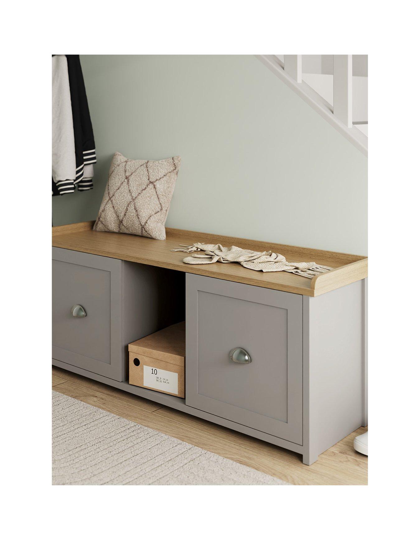 stillFront image of gfw-lancaster-2-door-shoe-bench-grey
