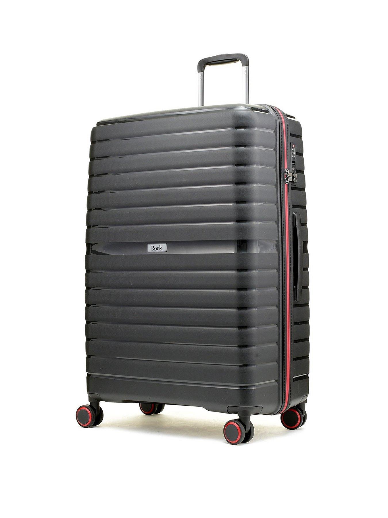 Rock Luggage Hydra-Lite Large Suitcase (Black)