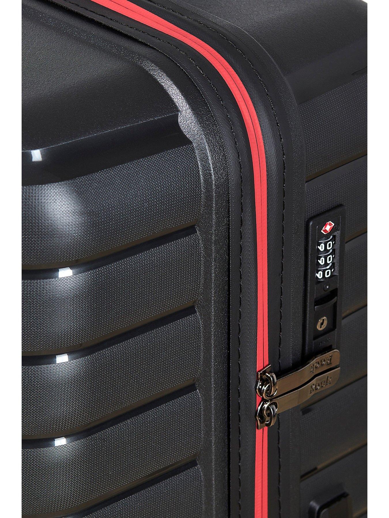  image of rock-luggage-hydra-lite-medium-suitcase-black