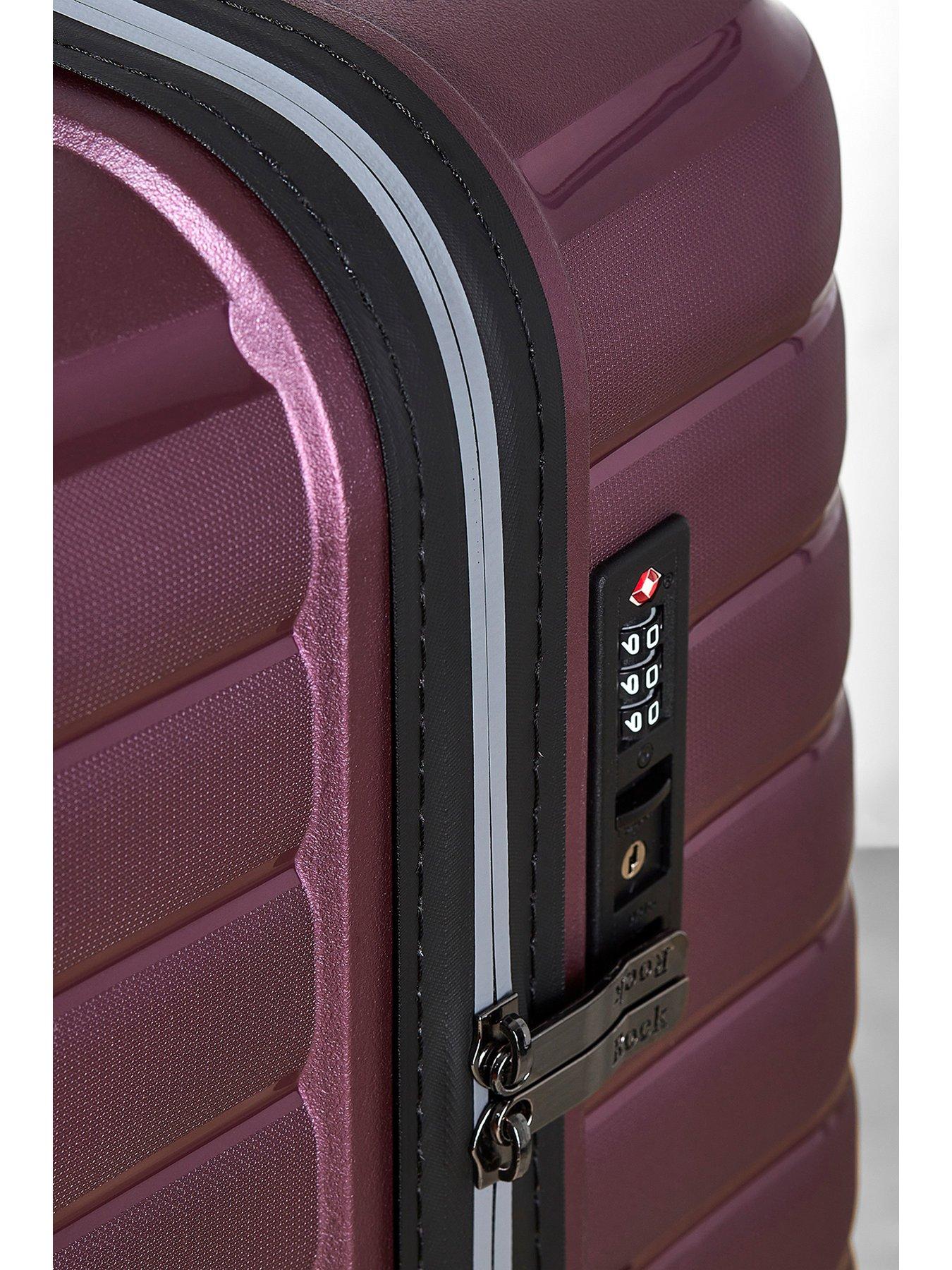 Image 6 of 6 of Rock Luggage Hydra-Lite Large Suitcase (Purple)
