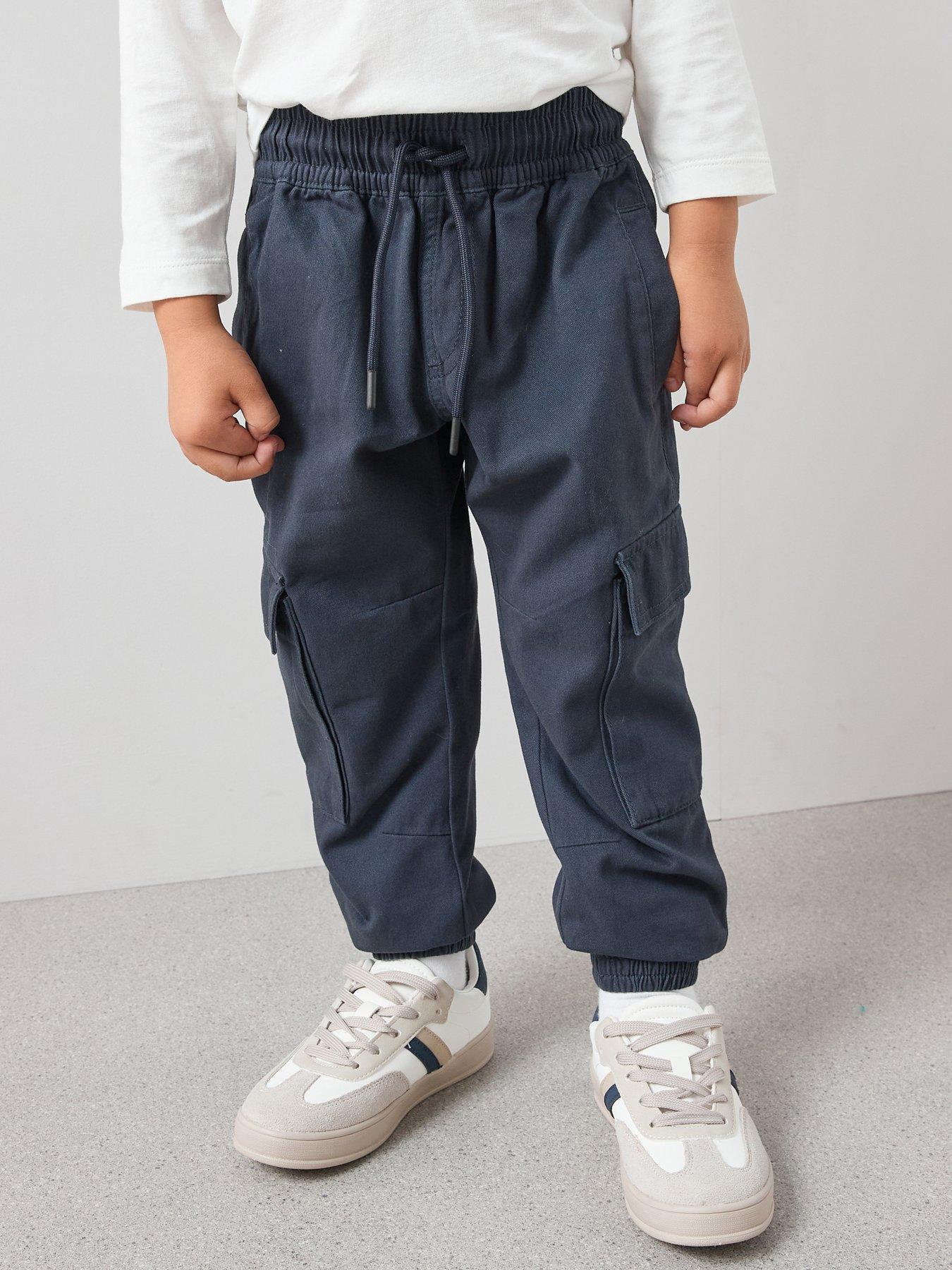 Image 1 of 6 of The Very Collection Boys Cargo Trouser - Navy