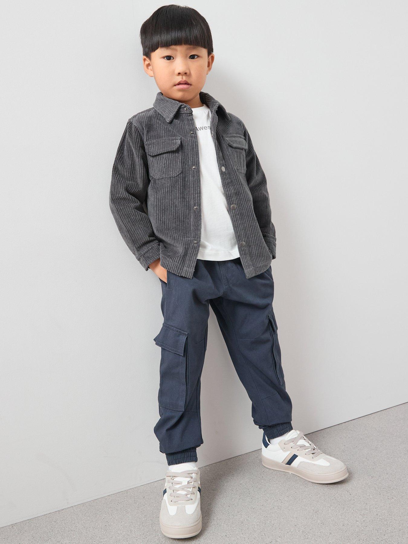 Image 3 of 6 of The Very Collection Boys Cargo Trouser - Navy