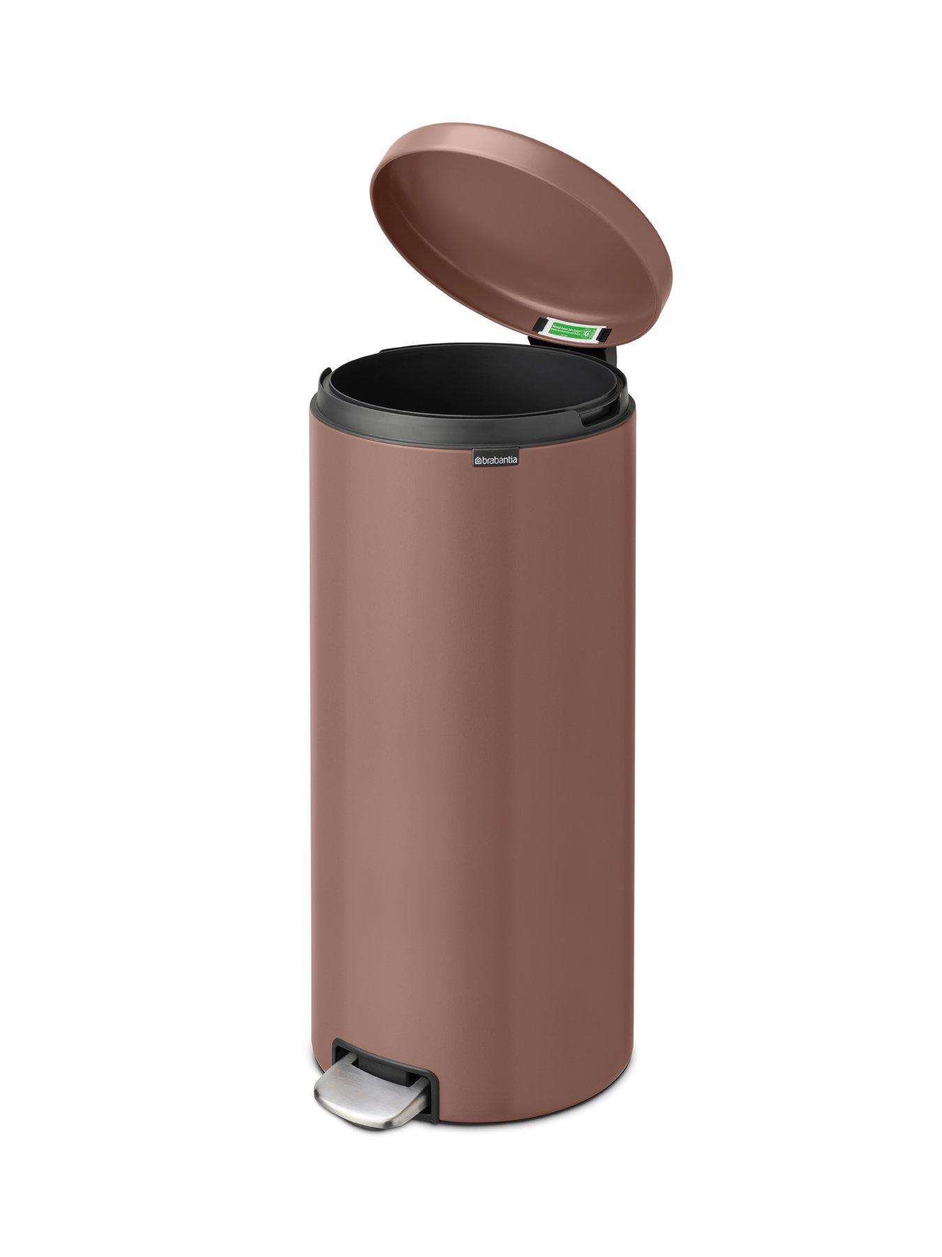 Image 2 of 7 of Brabantia NewIcon 30-Litre Pedal Bin in Taupe