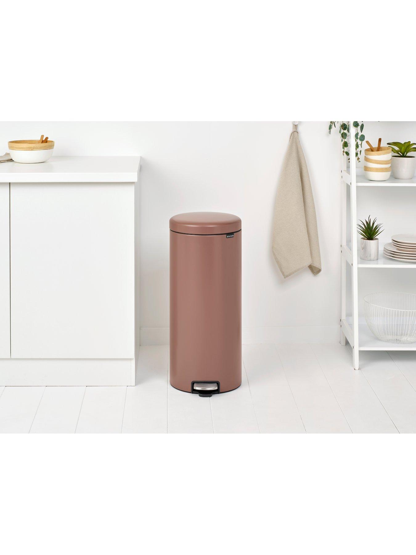 Image 4 of 7 of Brabantia NewIcon 30-Litre Pedal Bin in Taupe