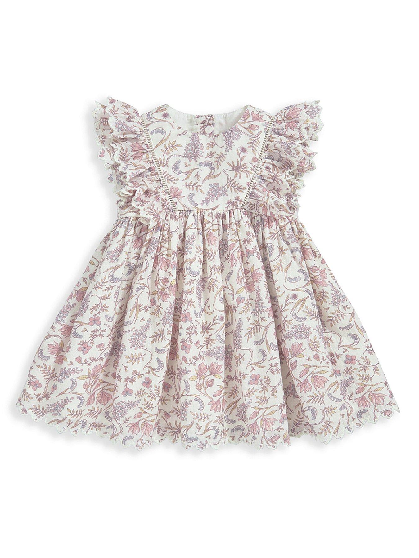 mamas-papas-baby-girls-frill-floral-print-dress-pink