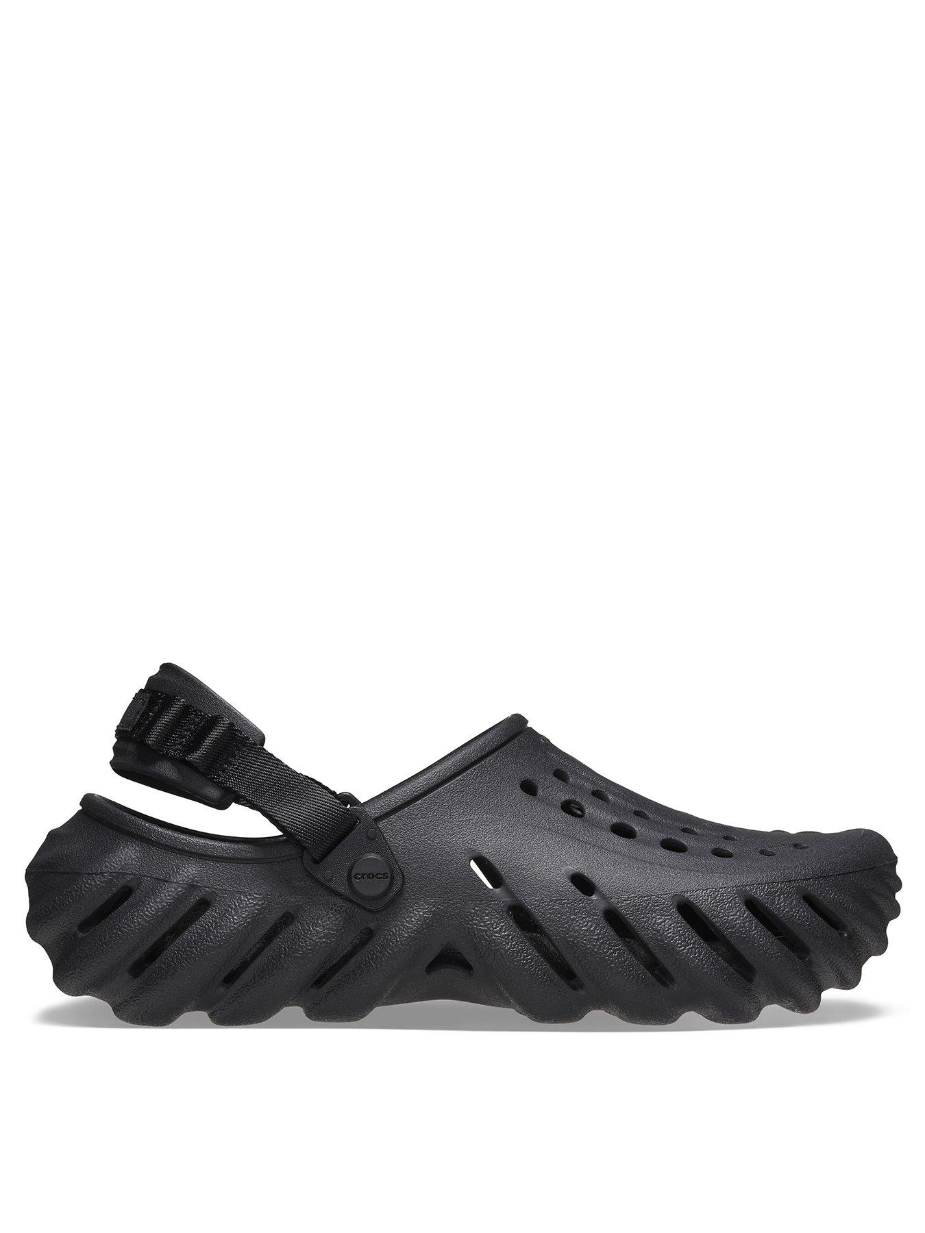  image of crocs-echo-clog-sandals-black