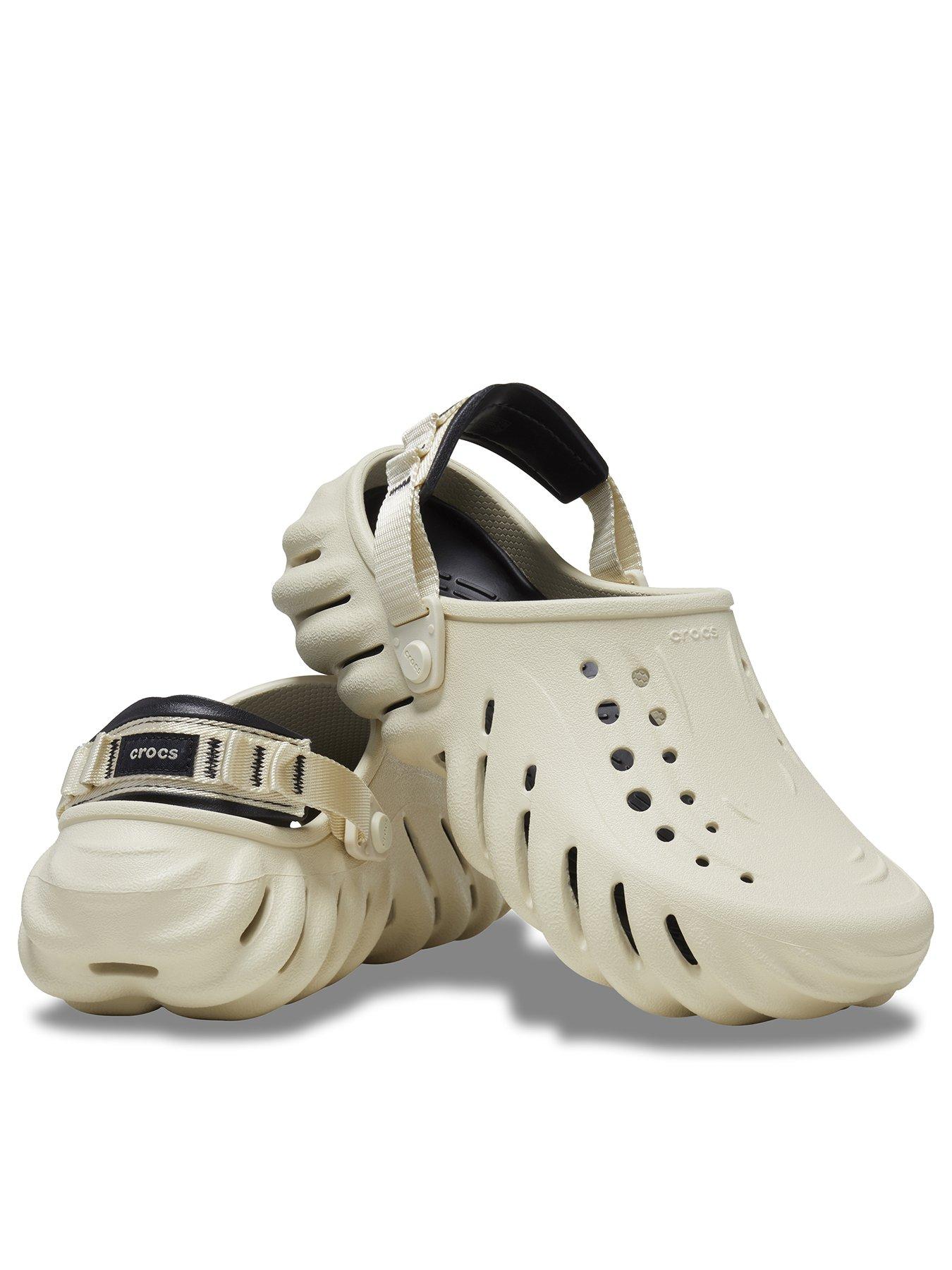 Image 3 of 6 of Crocs Mens Echo Clog - Bone/black