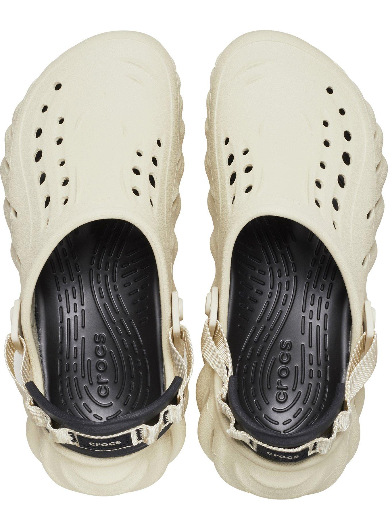 Image 4 of 6 of Crocs Mens Echo Clog - Bone/black