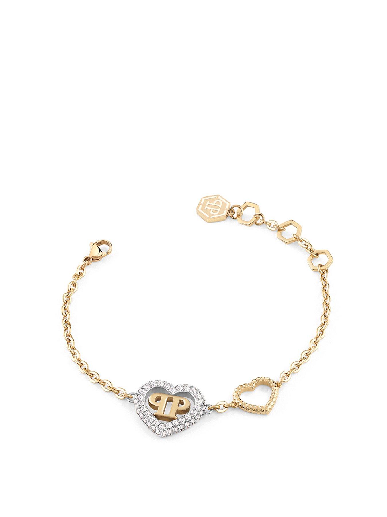 undefined ROCKED HEARTS IP Yellow Gold bracelet