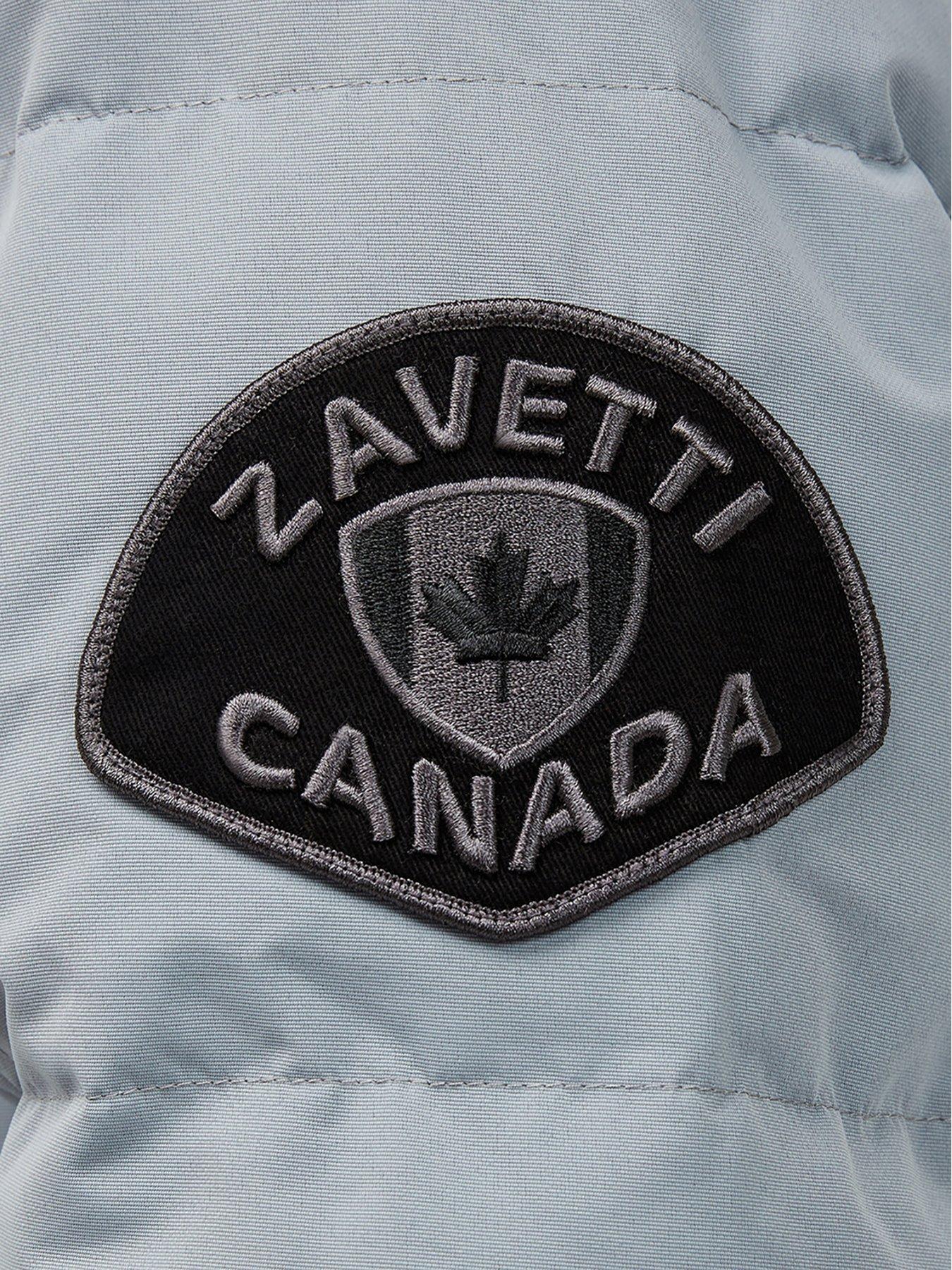 Image 6 of 6 of Zavetti Canada Oshawa 2.0 Padded Parka Coat - Monument - Light Grey