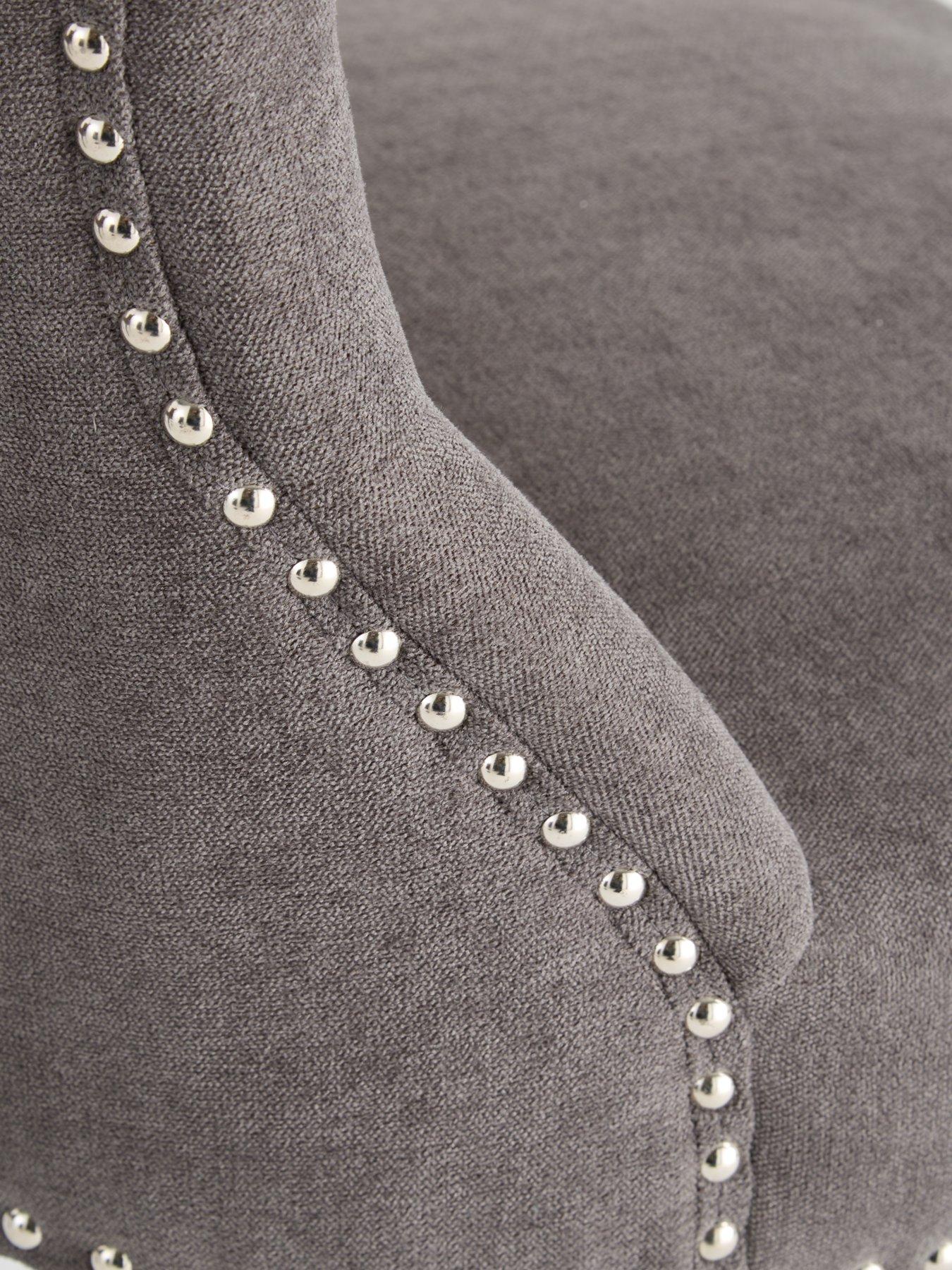 Image 7 of 7 of The Very Collection Warwick Chenille Pair Of Standard Dining Chairs - FSC Certified