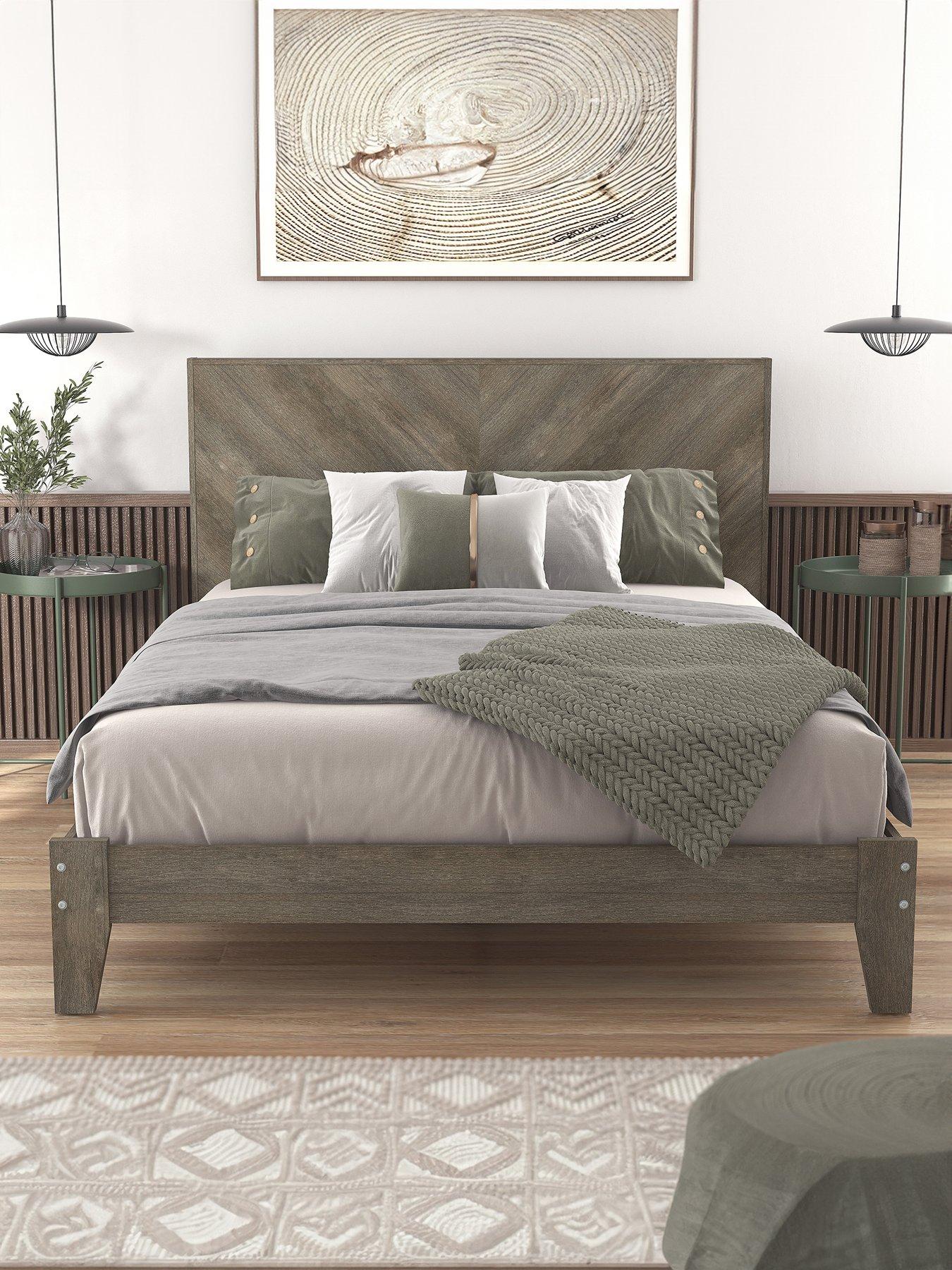 Very Home Chevry Bed Frame with Mattress Options (Buy  &  SAVE!)