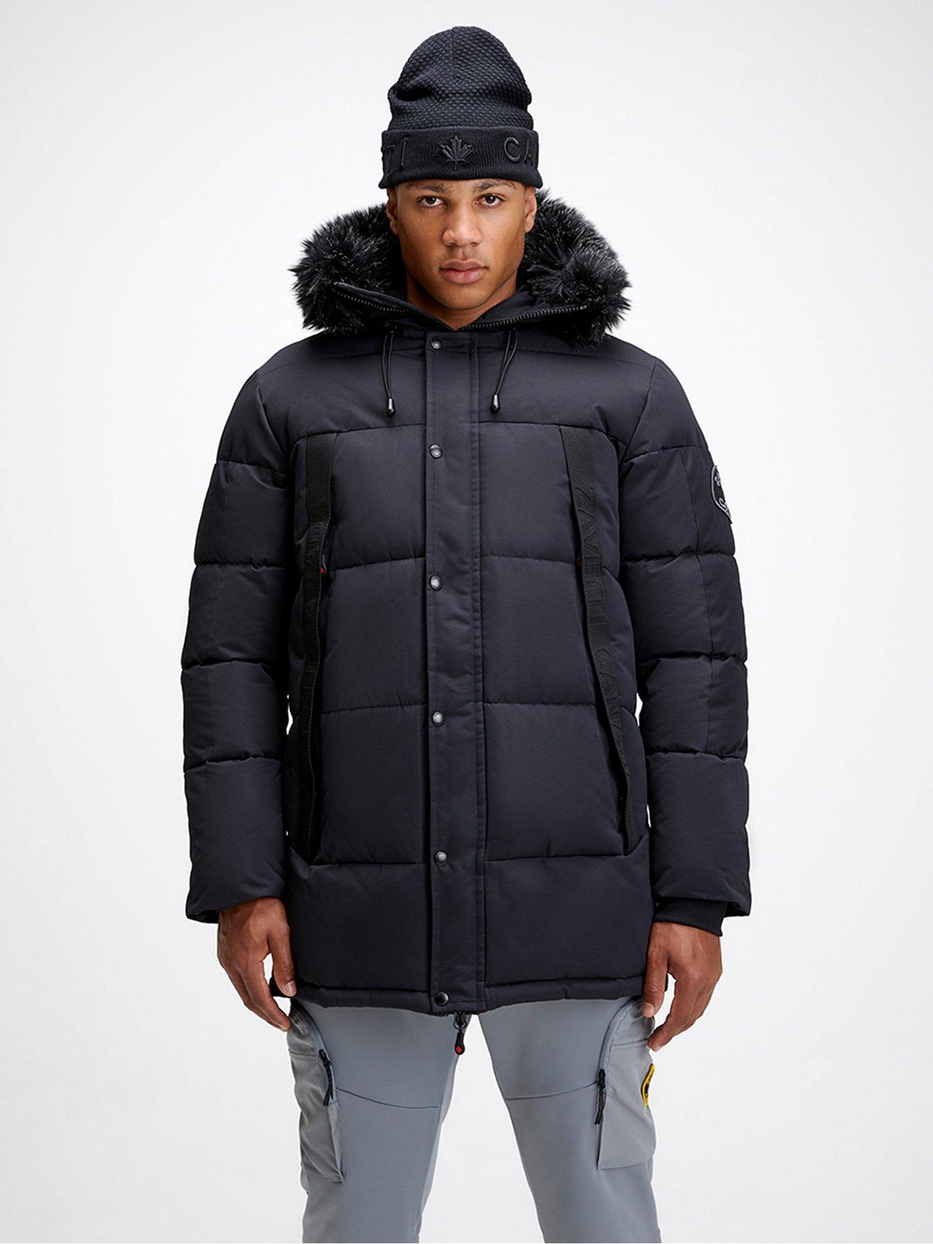 Zavetti Canada Aylmer Bomber Parka Coat - Silver Sage