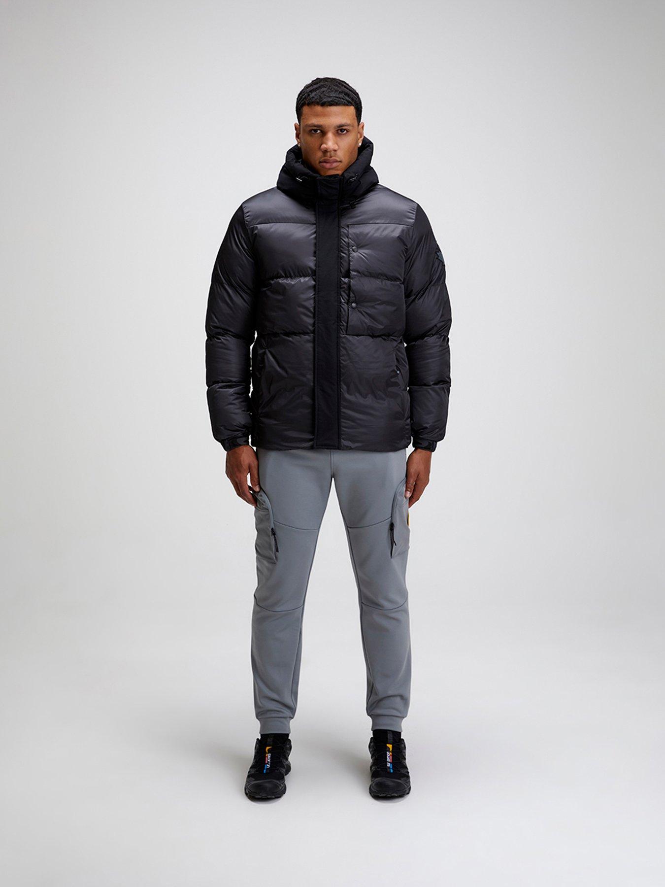  image of zavetti-canada-tivio-padded-coat-jet-black