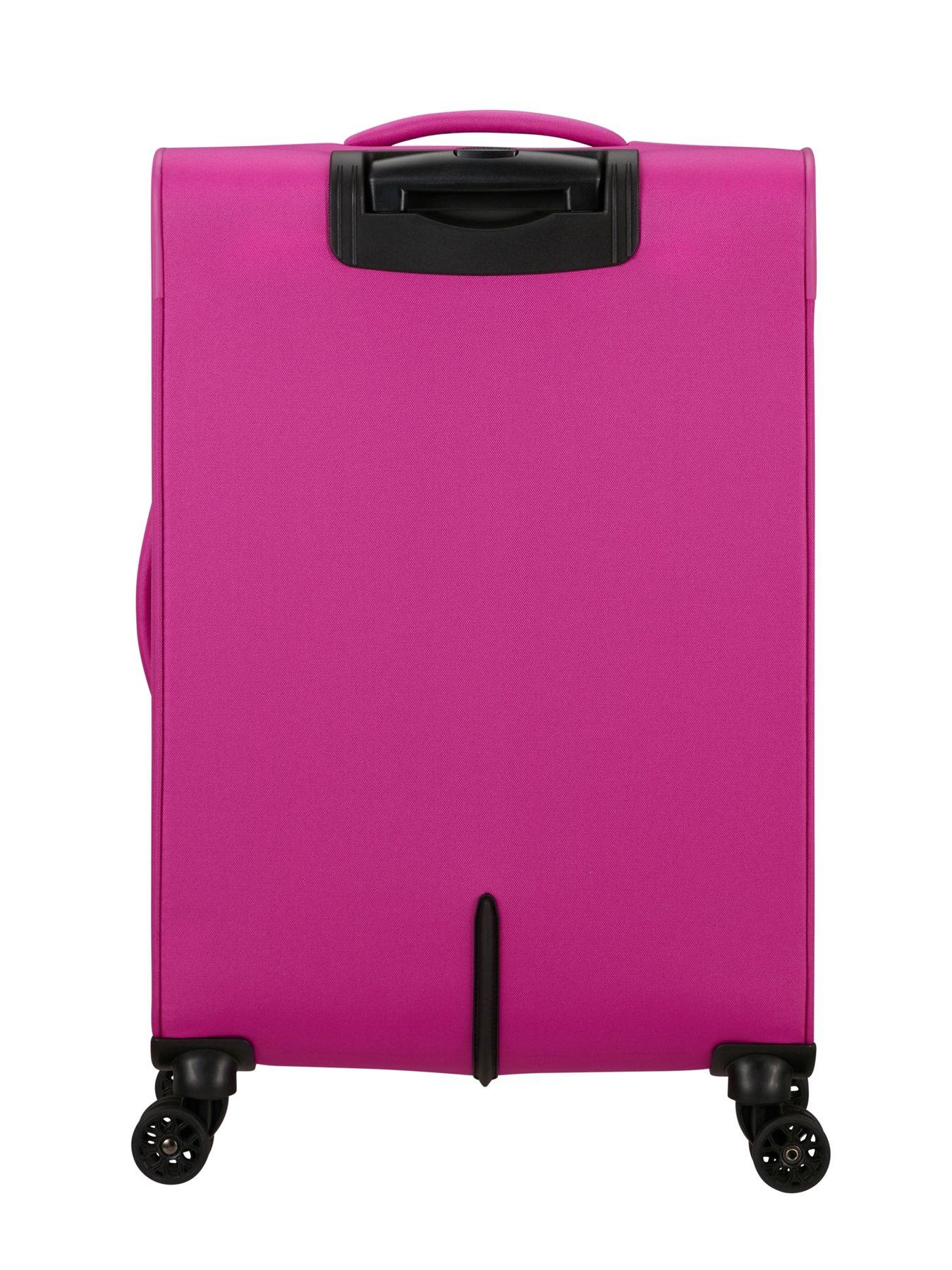  image of american-tourister-sea-seeker-spinner-68-medium-soft-suitcase-deep-fuschia